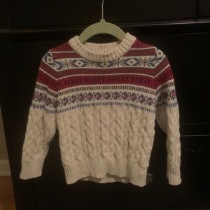 Boys fair isle sweater